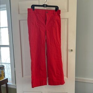 J. Crew Lizzie high-rise patch-pocket wide-leg pant